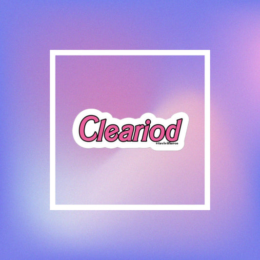 "Cleariod" Stickers!